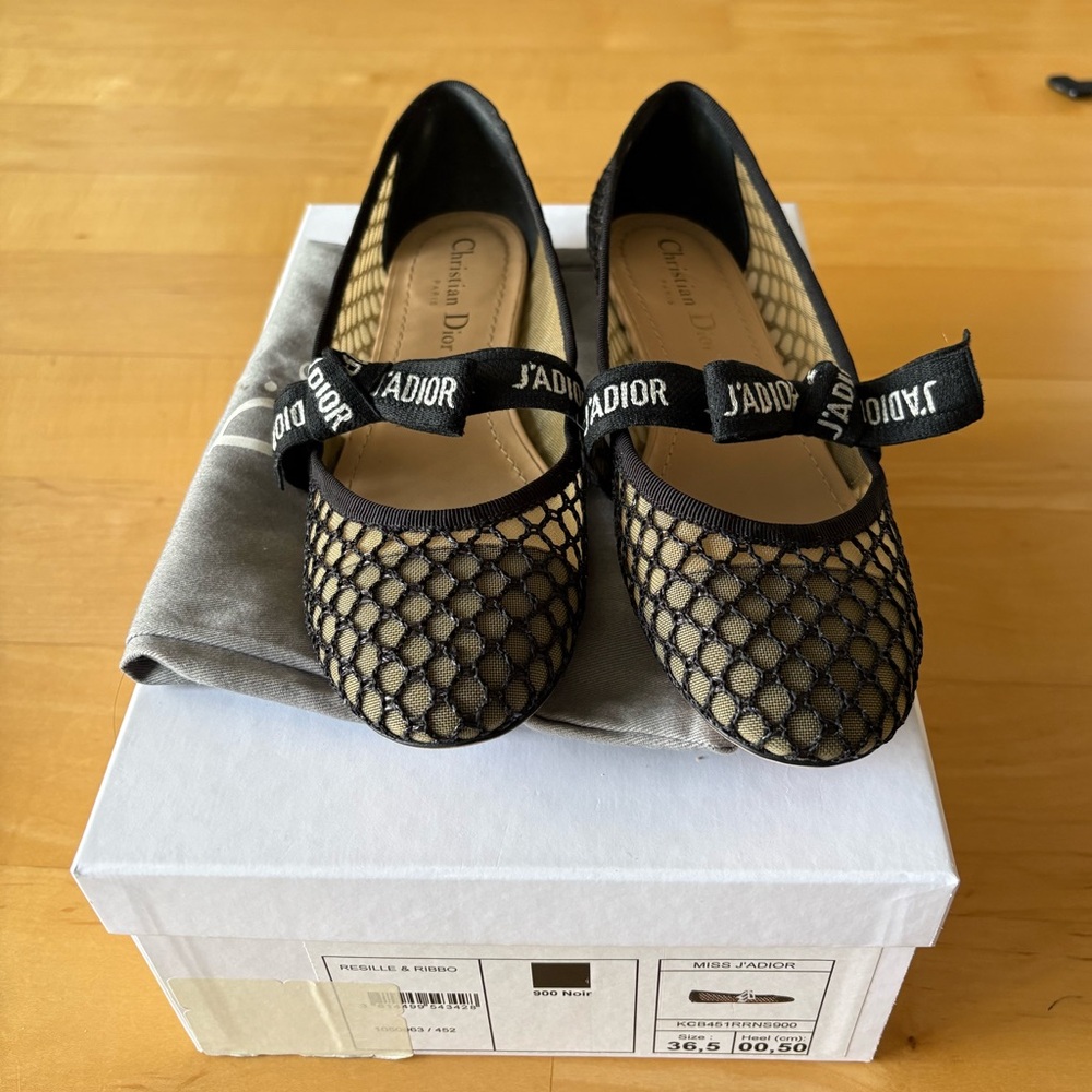 Dior J’adior Mesh Ballet Flat
